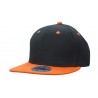 Kids' Snap back pro - 4137:Black, Cotton, Orange